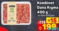 KOMBİNET DANA KIYMA 400 G KOMBİNET DANA KIYMA 400 G